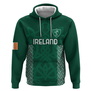 Custom Ireland Rugby Hoodie Come On Shamrock LT18