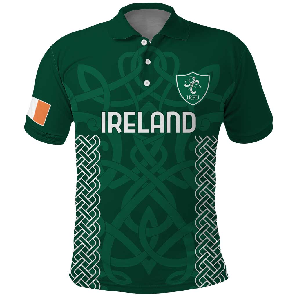 Custom Ireland Rugby Polo Shirt Come On Shamrock LT18