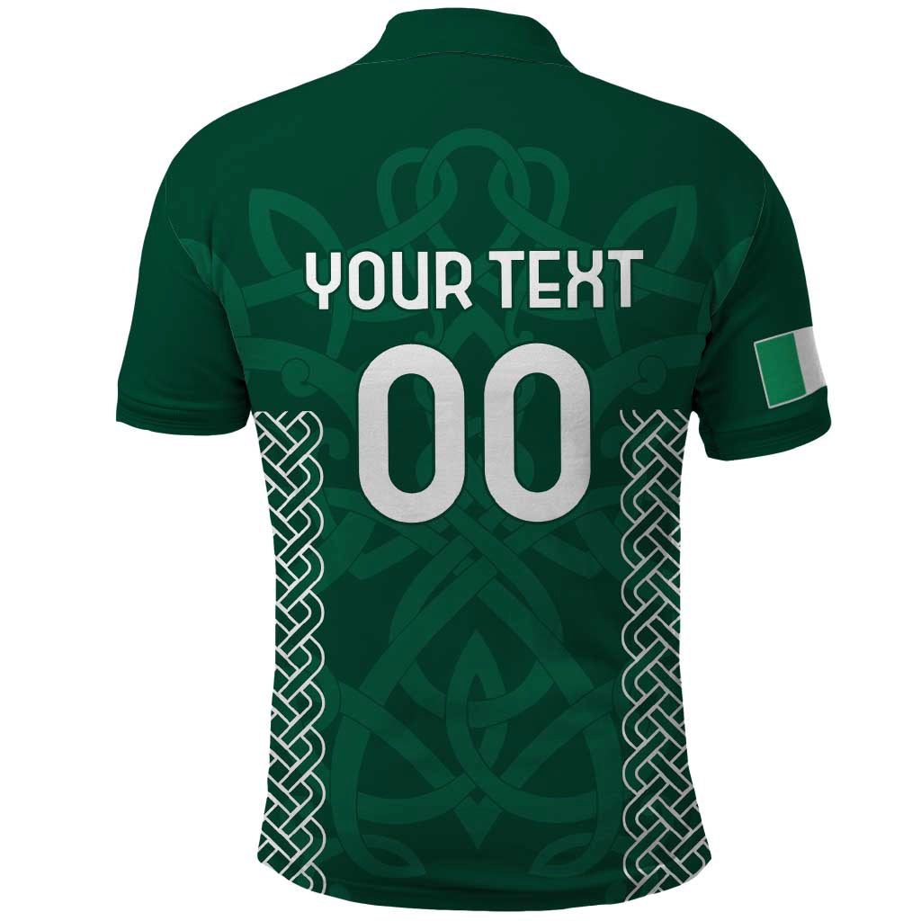 Custom Ireland Rugby Polo Shirt Come On Shamrock LT18