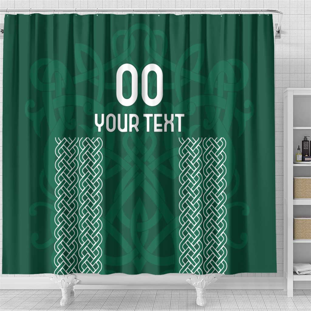 Custom Ireland Rugby Shower Curtain Come On Shamrock LT18