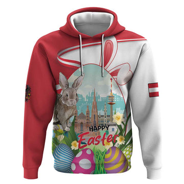 Happy Easter Austria Hoodie Easter Eggs With St. Stephen's Cathedral LT18