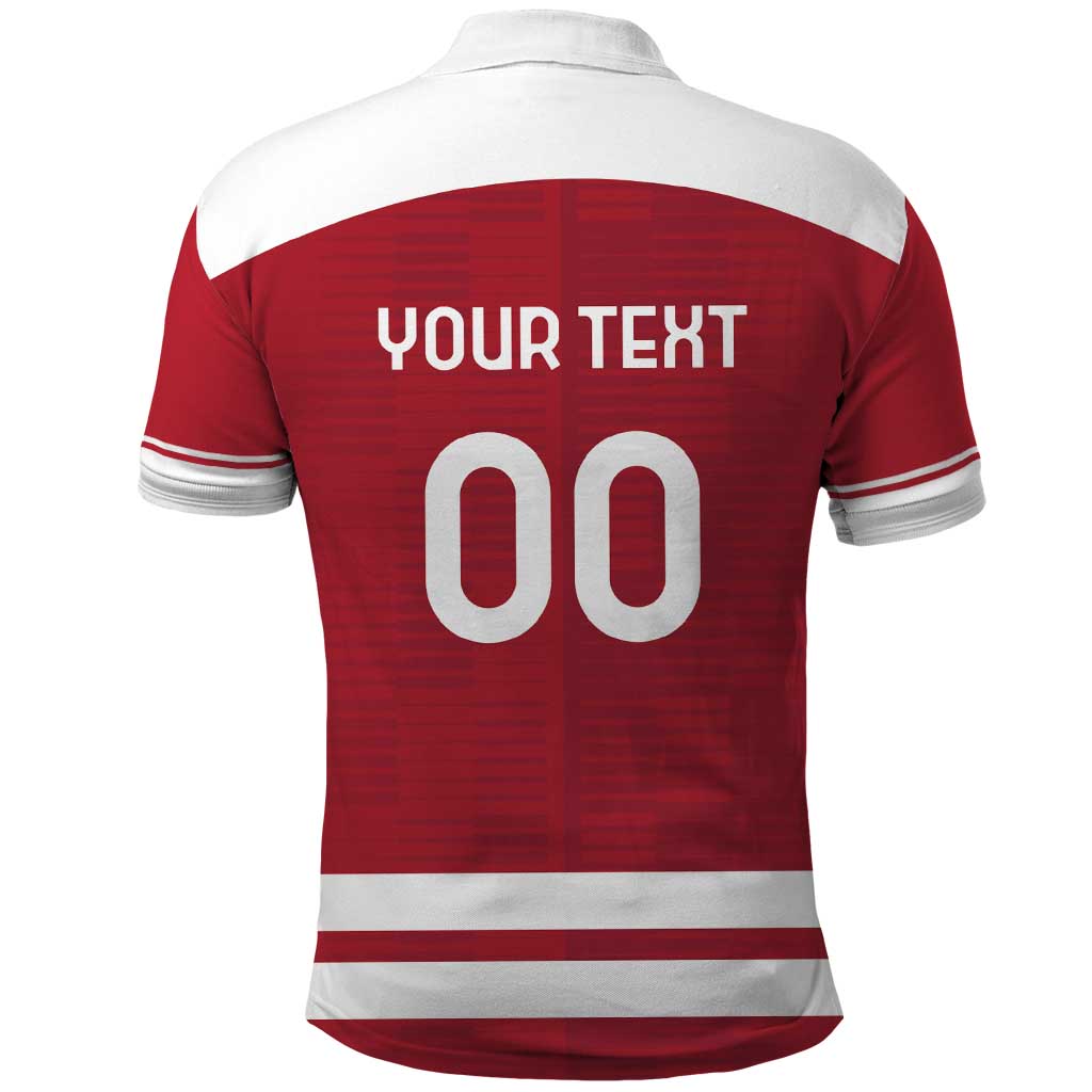 Custom Denmark Hockey Polo Shirt Danish Lions LT18