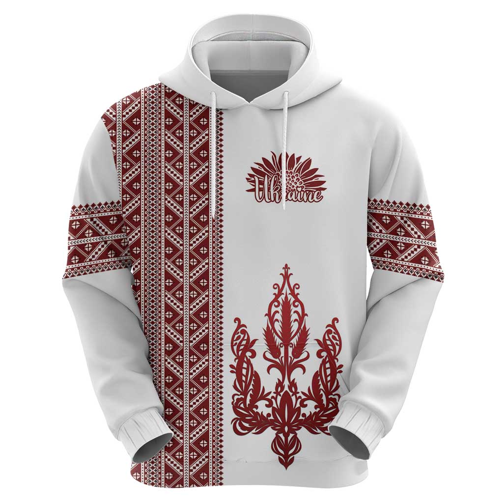 Ukraine Vyshyvanka Pattern Hoodie Ukrainian Trident LT18