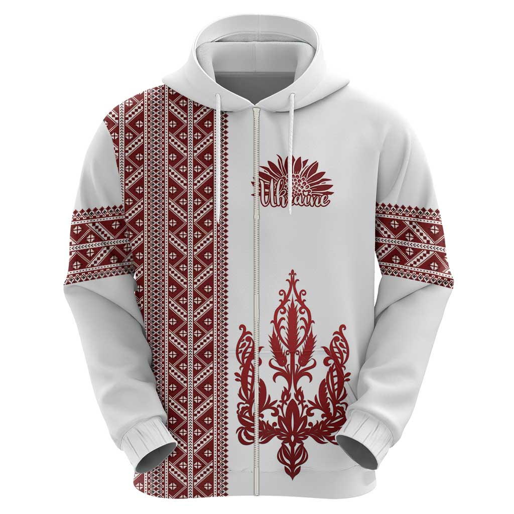 Ukraine Vyshyvanka Pattern Hoodie Ukrainian Trident LT18