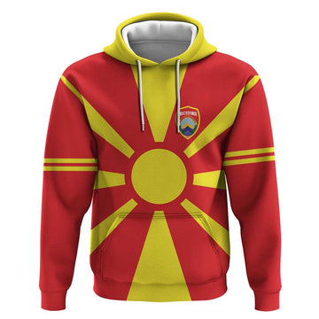 Custom Macedonia Hoodie Flag Style LT18