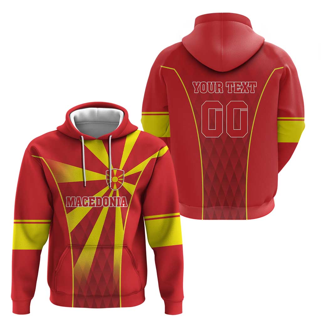 Custom Macedonia Football Hoodie Come On Lavovi LT18