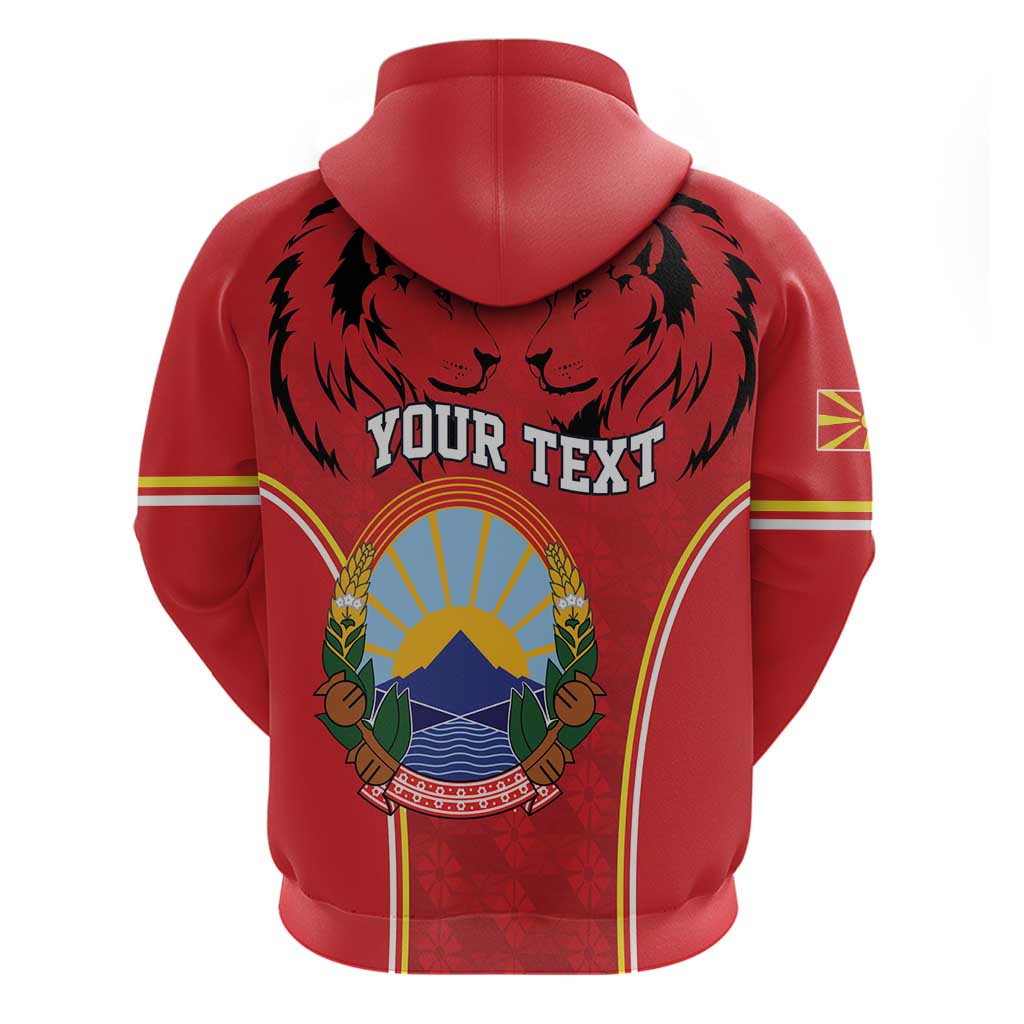 Personalized Macedonia Lion Hoodie National Emblem LT18