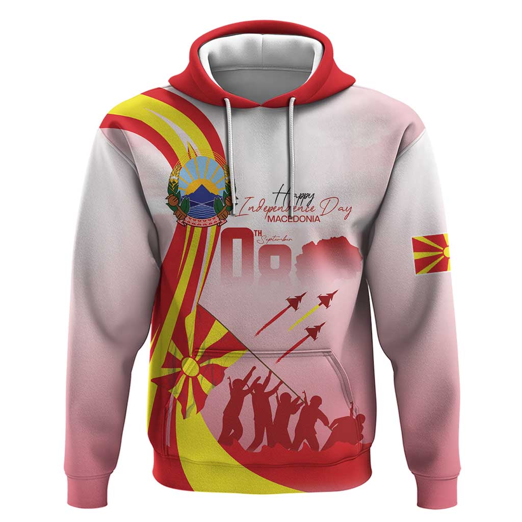 Macedonia Independence Day Hoodie Den na nezavisnosta LT18