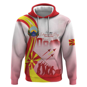 Macedonia Independence Day Hoodie Den na nezavisnosta LT18