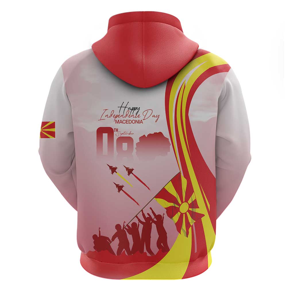Macedonia Independence Day Hoodie Den na nezavisnosta LT18