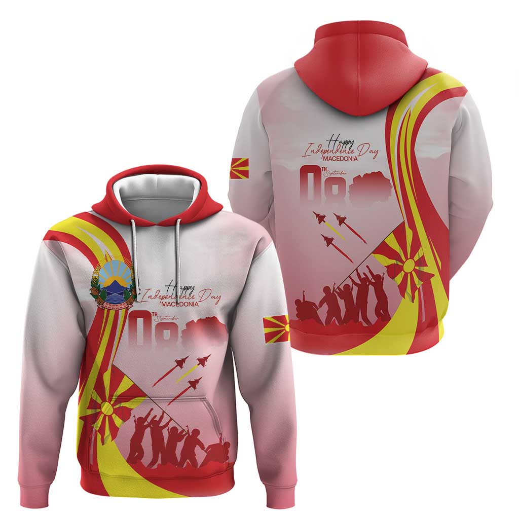 Macedonia Independence Day Hoodie Den na nezavisnosta LT18
