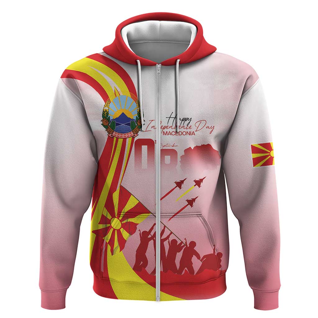 Macedonia Independence Day Hoodie Den na nezavisnosta LT18