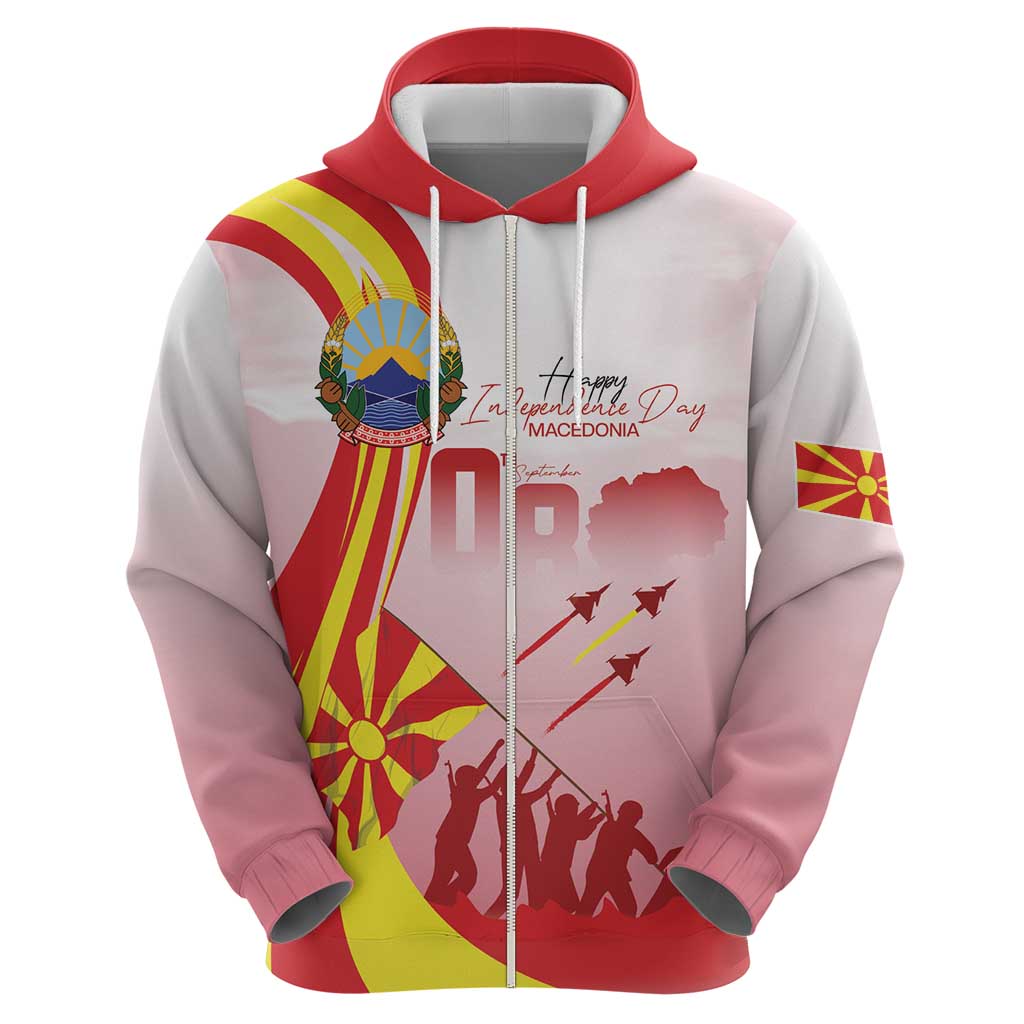 Macedonia Independence Day Hoodie Den na nezavisnosta LT18