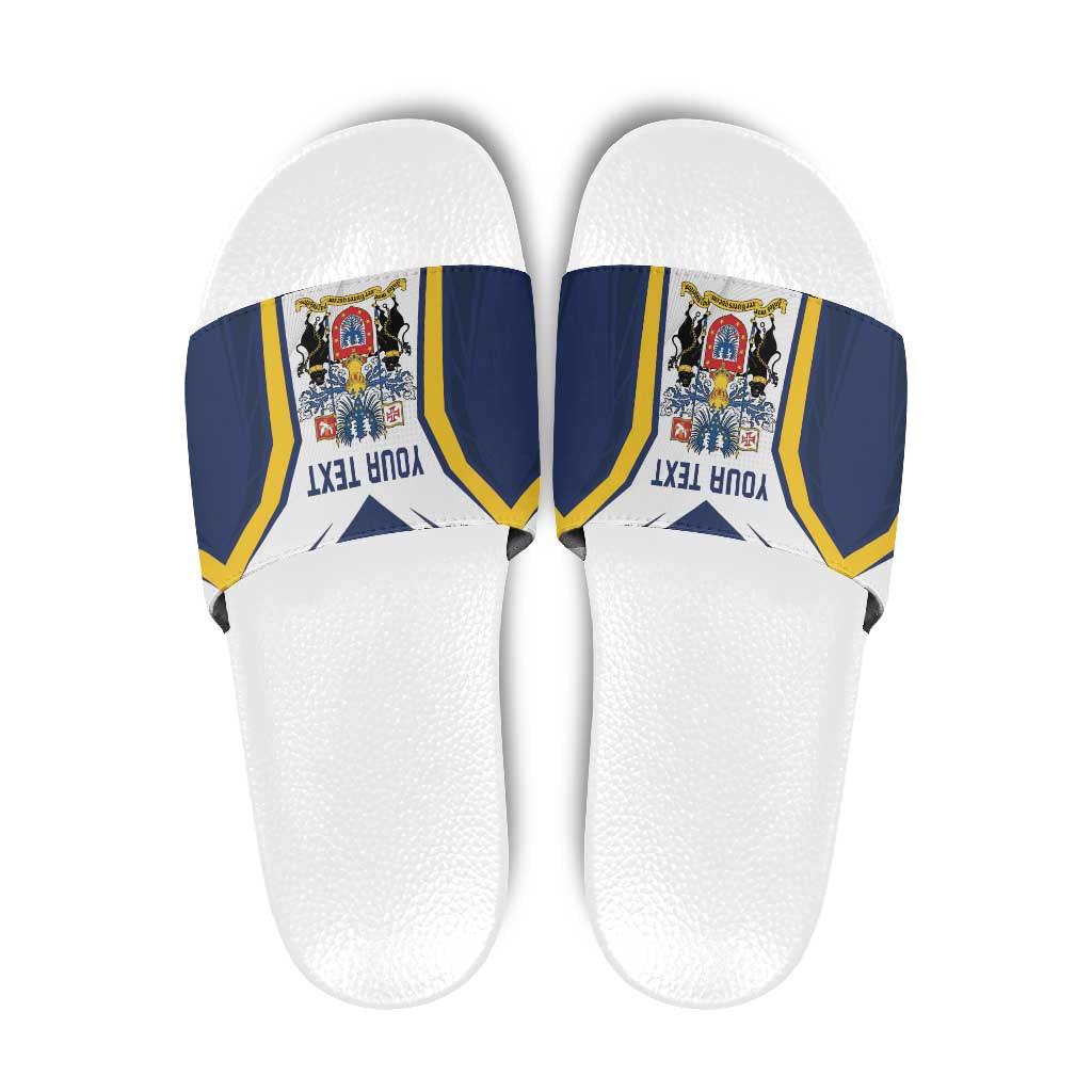 Personalized Azores Portugal Slide Sandals Sporty Style LT18