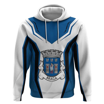 Personalized Braga Portugal Hoodie Sporty Style LT18