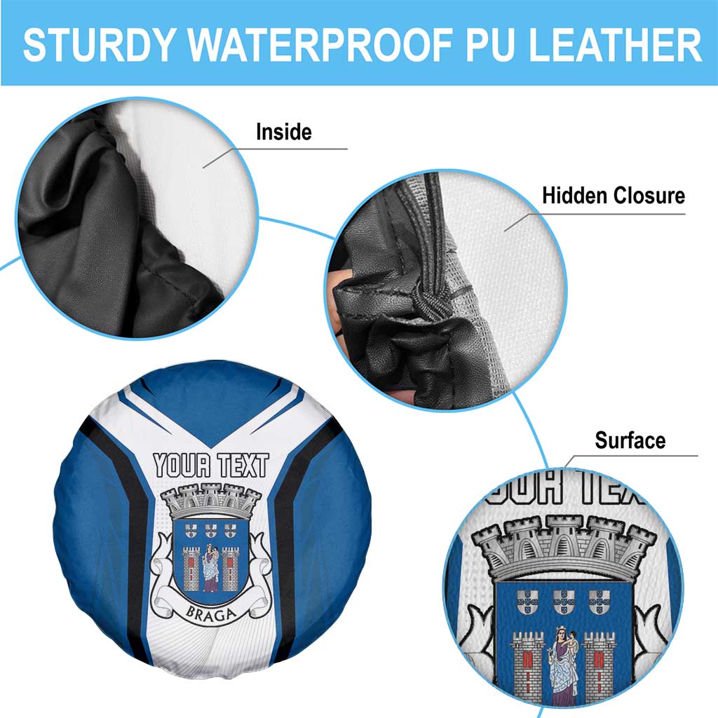 Personalized Braga Portugal Spare Tire Cover Sporty Style LT18