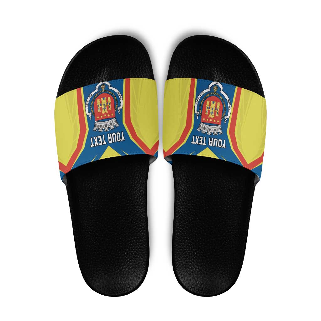 Personalized Braganca Portugal Slide Sandals Sporty Style LT18