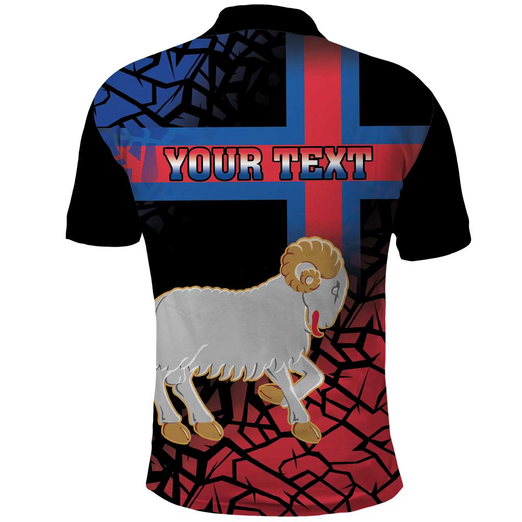 Personalized Faroe Islands Polo Shirt Coat Of Arms Flag Style LT18