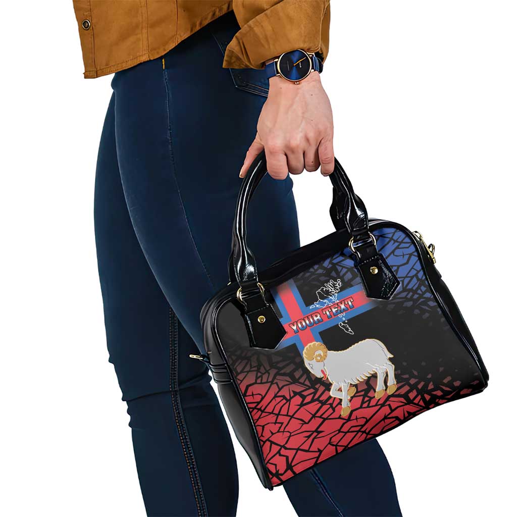 Personalized Faroe Islands Shoulder Handbag Coat Of Arms Flag Style LT18