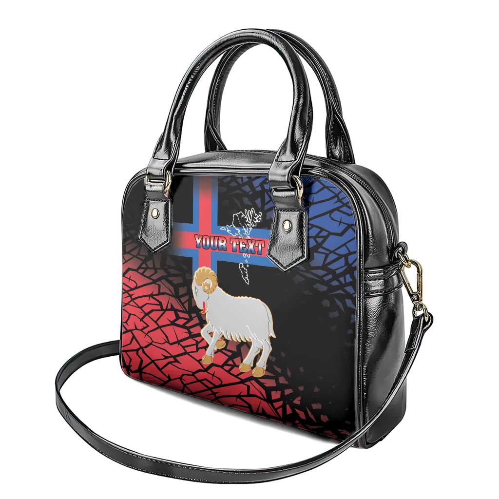 Personalized Faroe Islands Shoulder Handbag Coat Of Arms Flag Style LT18