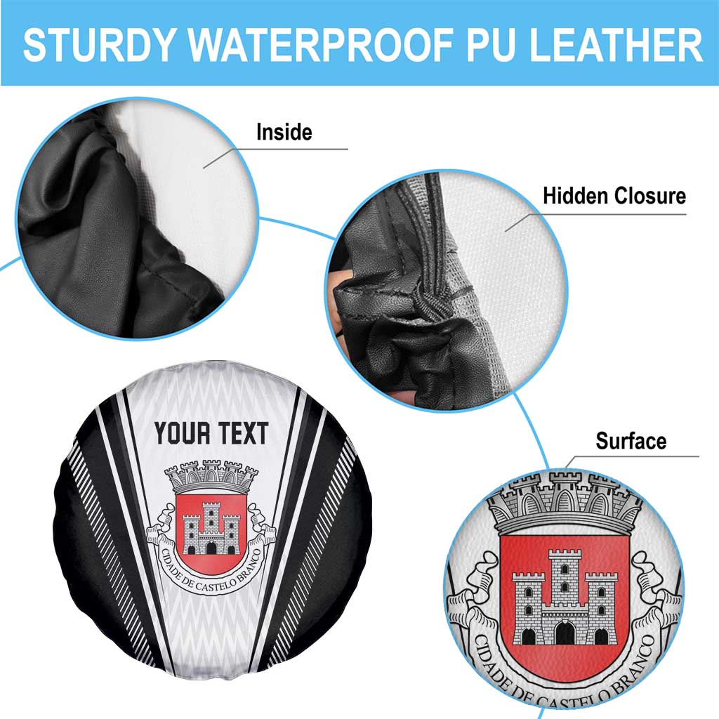 Personalized Castelo Branco Portugal Spare Tire Cover Sporty Style LT18