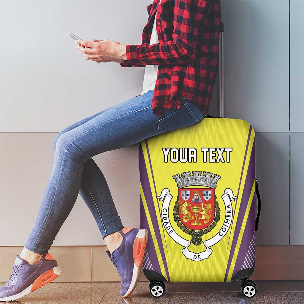 Personalized Coimbra Portugal Luggage Cover Sporty Style LT18