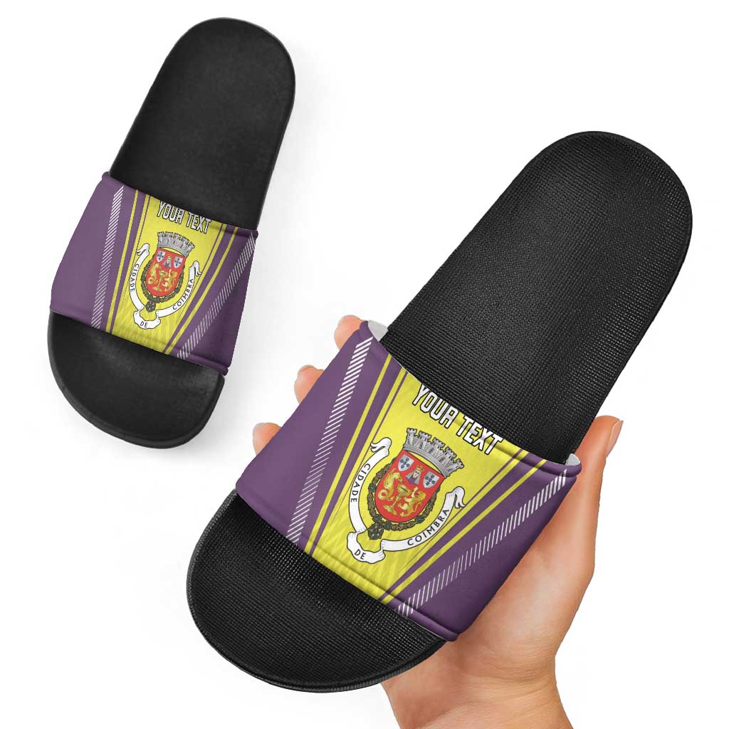 Personalized Coimbra Portugal Slide Sandals Sporty Style LT18