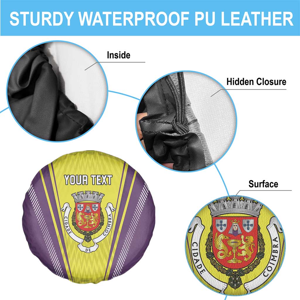 Personalized Coimbra Portugal Spare Tire Cover Sporty Style LT18