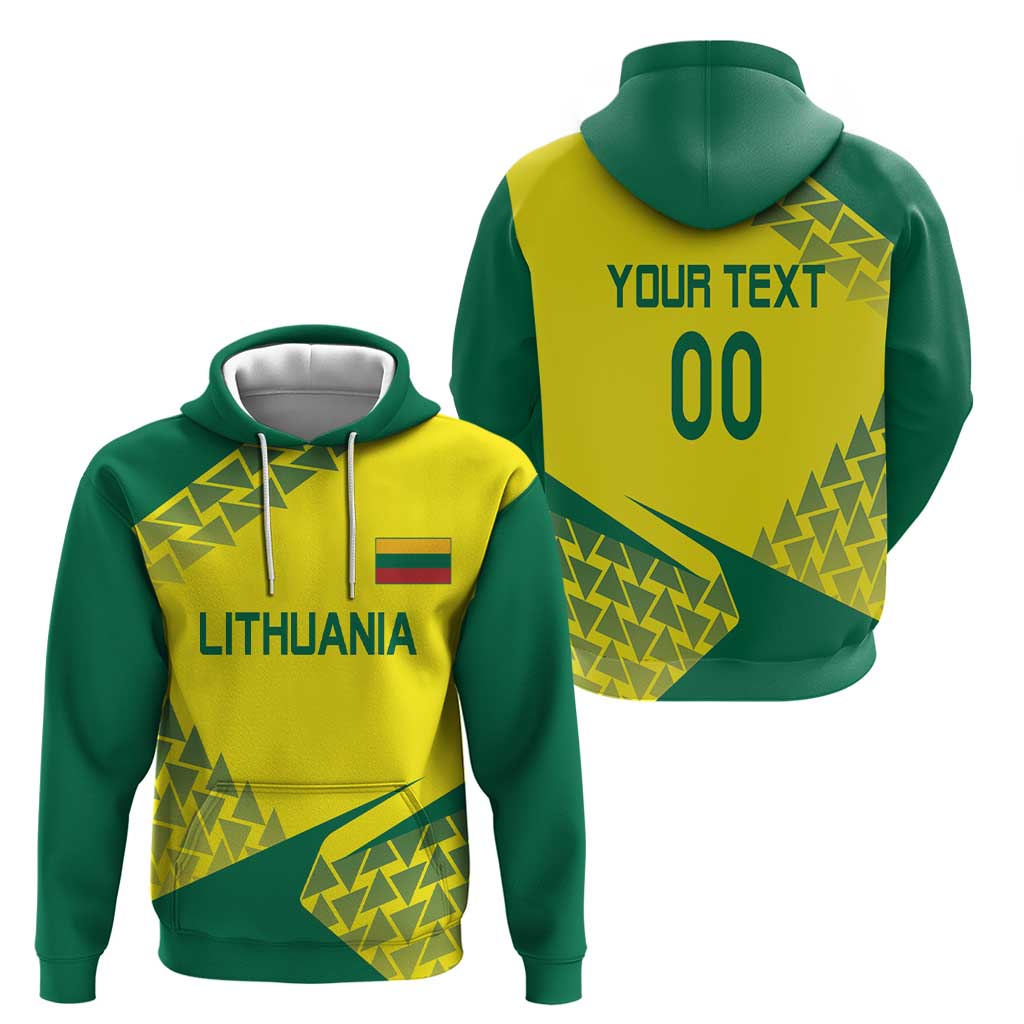 Custom Lithuania Volleyball Hoodie Go Champion Sporty Style LT18