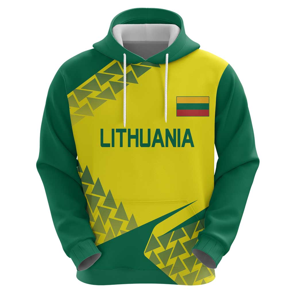 Custom Lithuania Volleyball Hoodie Go Champion Sporty Style LT18