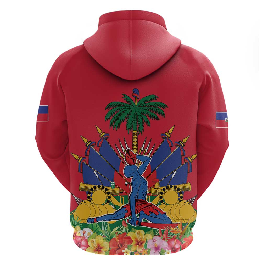 Haiti Independence Day Hoodie Le Marron Inconnu Unity Makes Strength LT18