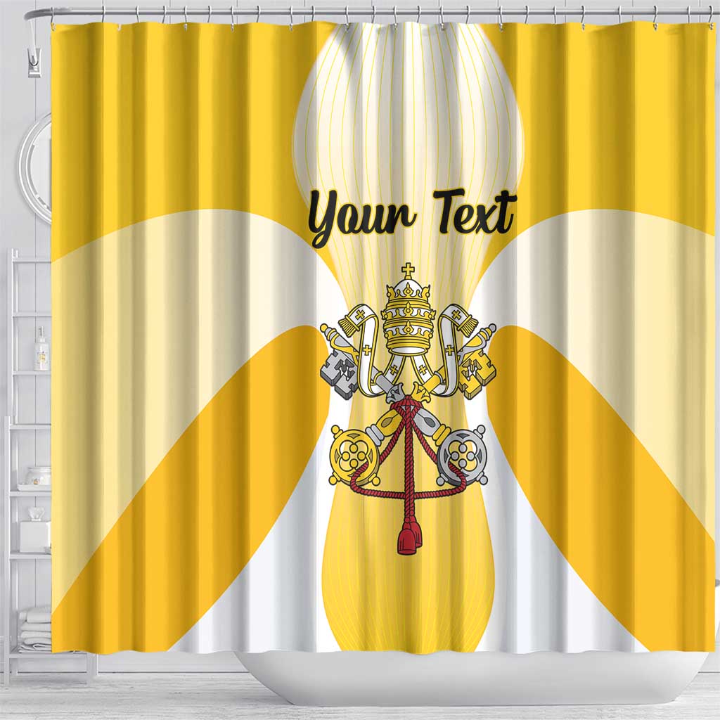 Personalized Holy See - Vatican City Shower Curtain Sporty Style LT18