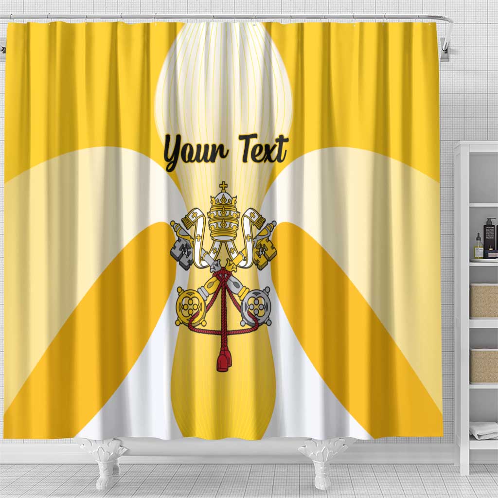 Personalized Holy See - Vatican City Shower Curtain Sporty Style LT18