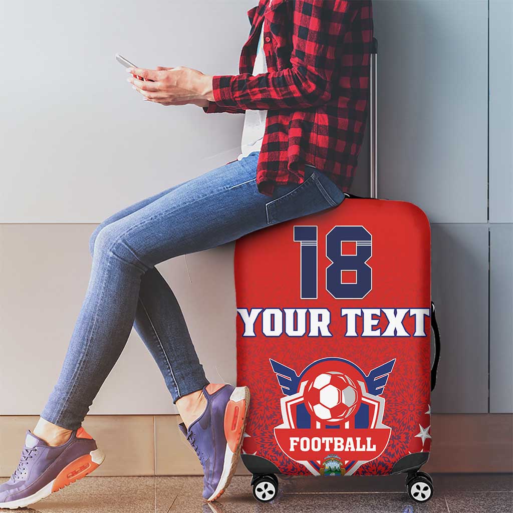 Custom Costa Rica Football Luggage Cover Los Ticos Sporty Style LT18