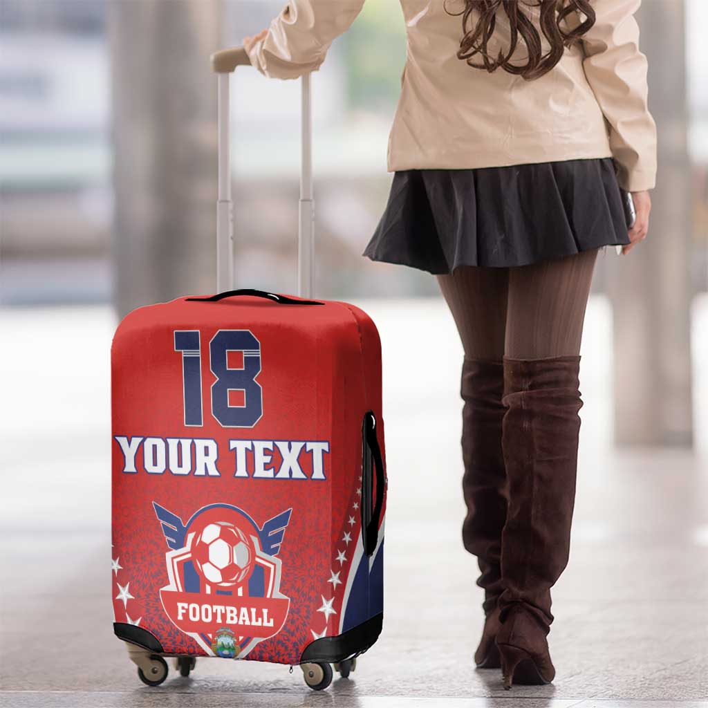 Custom Costa Rica Football Luggage Cover Los Ticos Sporty Style LT18