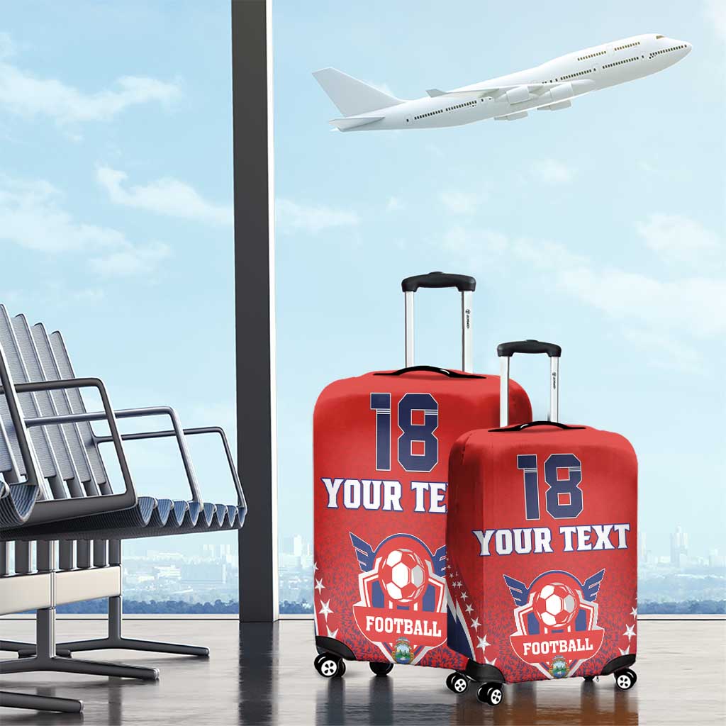 Custom Costa Rica Football Luggage Cover Los Ticos Sporty Style LT18