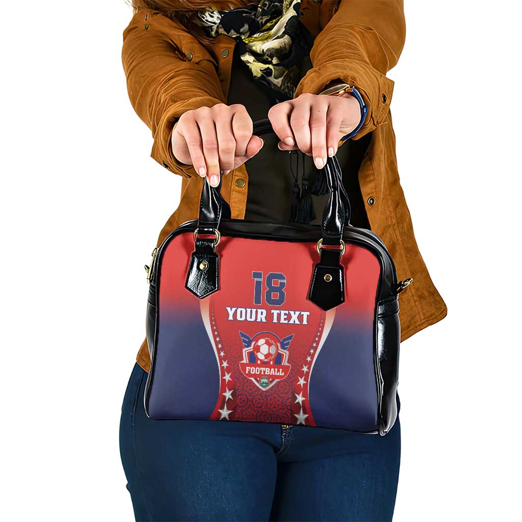 Custom Costa Rica Football Shoulder Handbag Los Ticos Sporty Style LT18