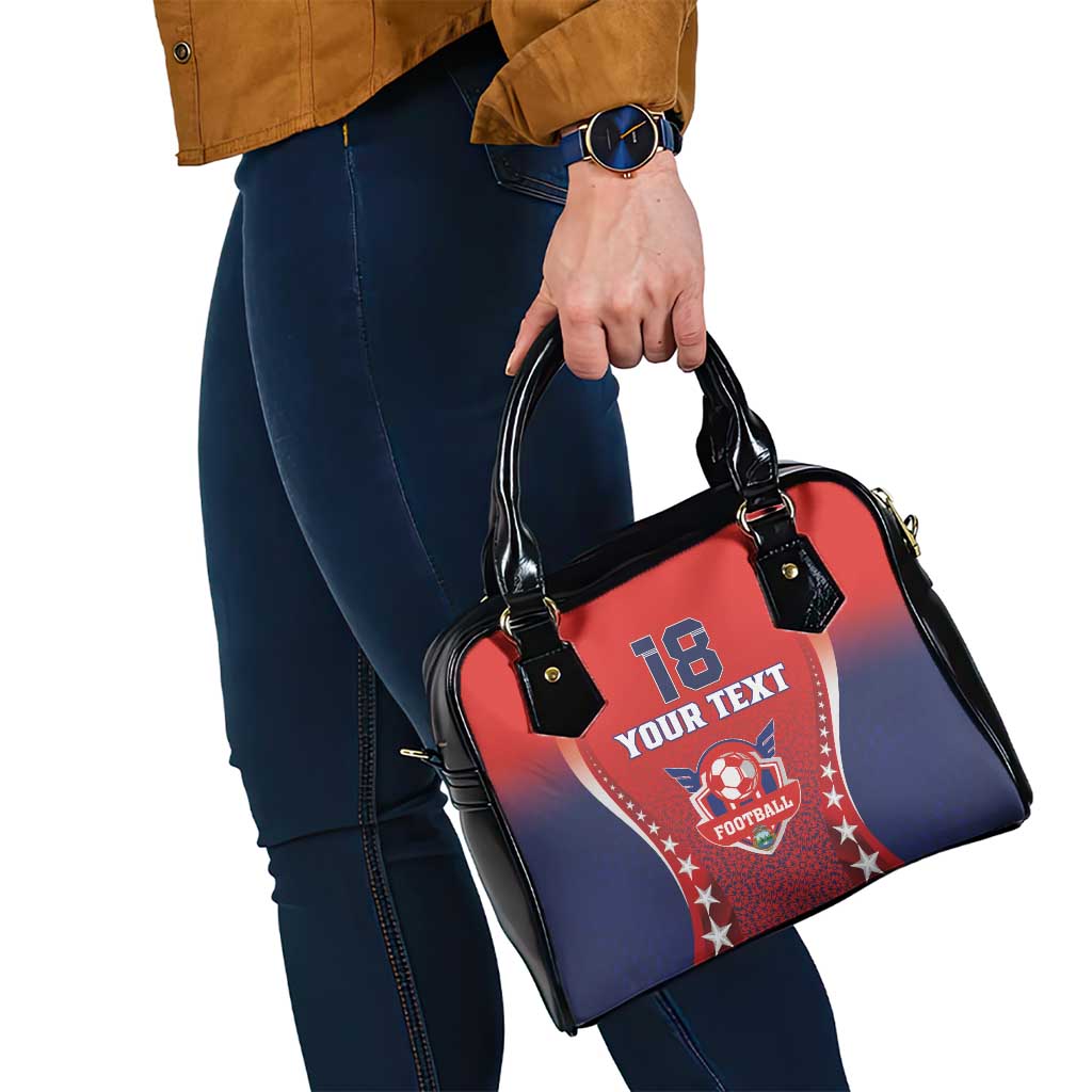 Custom Costa Rica Football Shoulder Handbag Los Ticos Sporty Style LT18