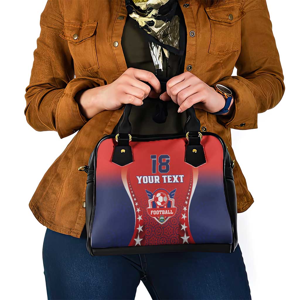 Custom Costa Rica Football Shoulder Handbag Los Ticos Sporty Style LT18