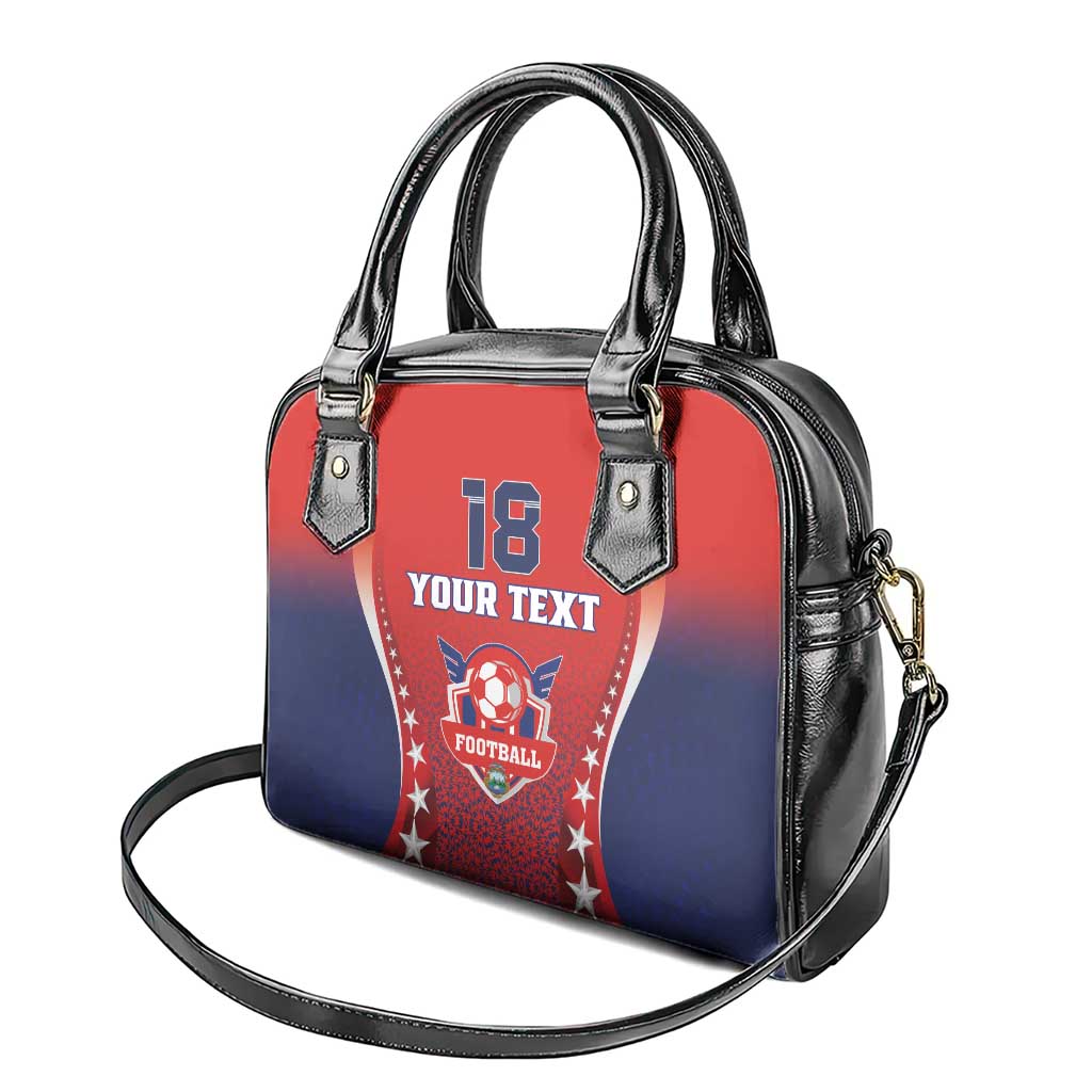 Custom Costa Rica Football Shoulder Handbag Los Ticos Sporty Style LT18