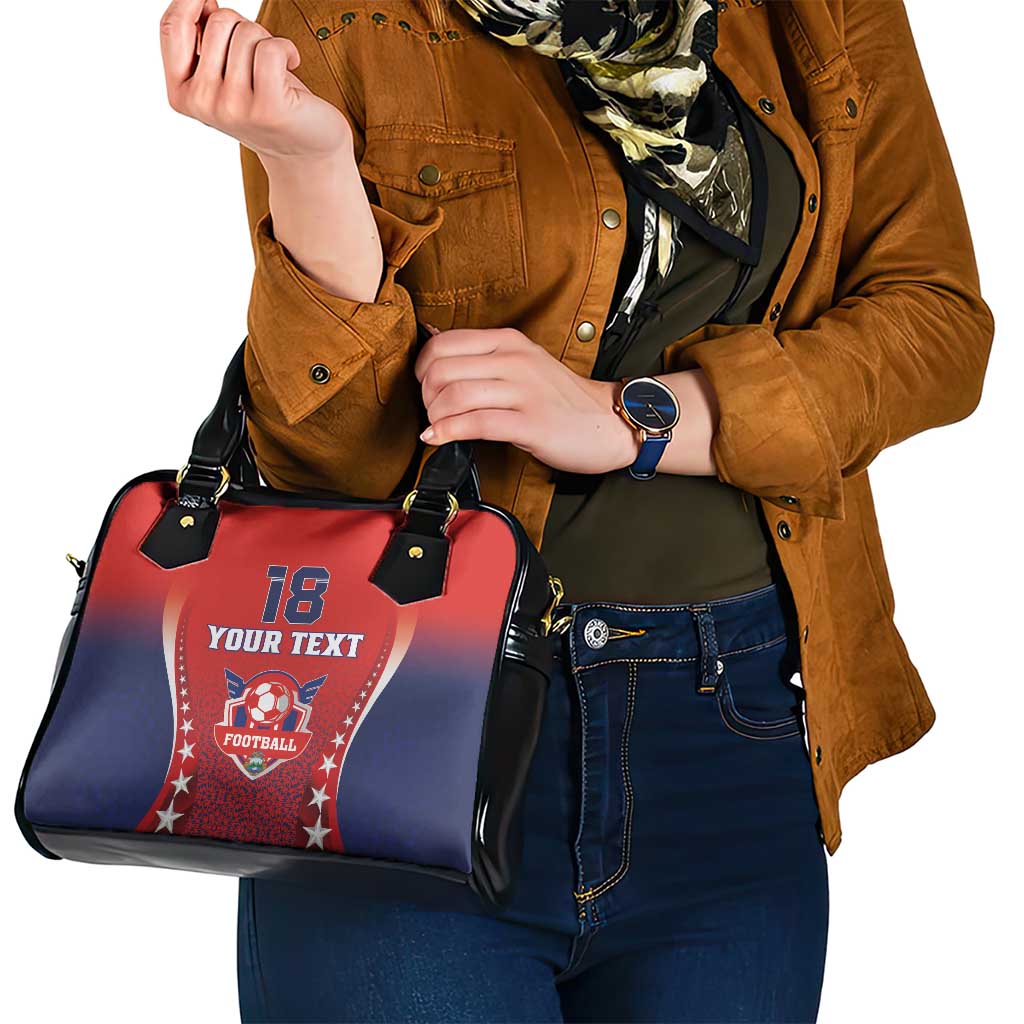 Custom Costa Rica Football Shoulder Handbag Los Ticos Sporty Style LT18