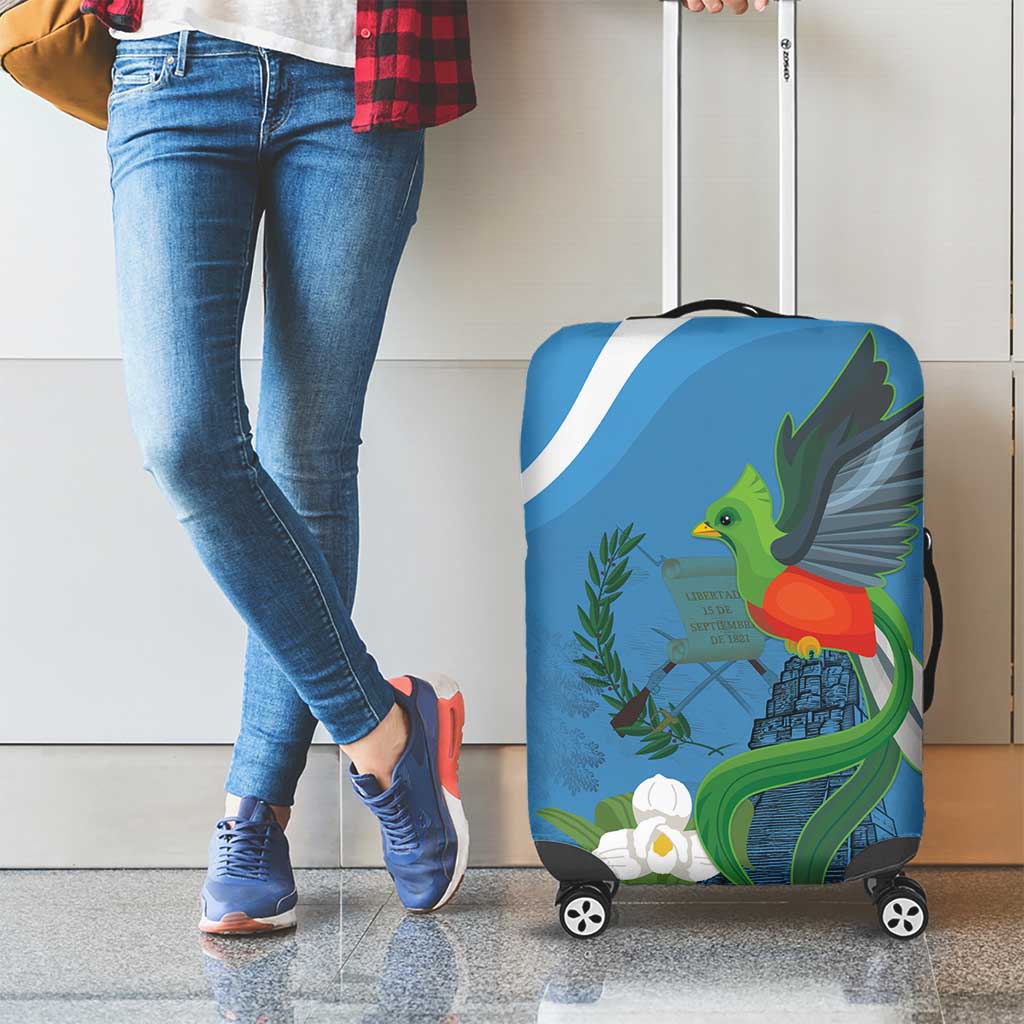 Guatemala Independence Day Luggage Cover Guatemalan Quetzal Libre Crezca Fecundo LT18