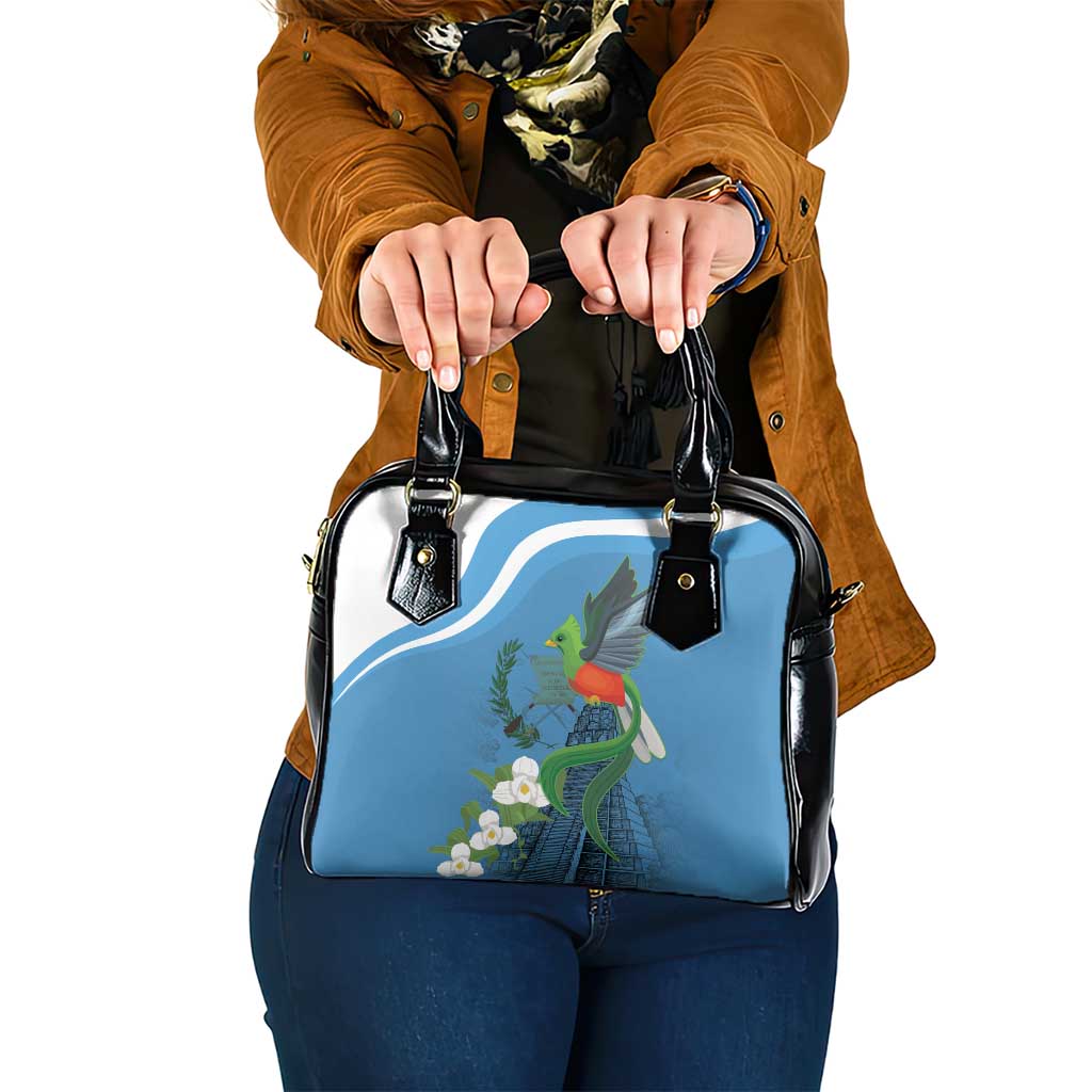 Guatemala Independence Day Shoulder Handbag Guatemalan Quetzal Libre Crezca Fecundo LT18