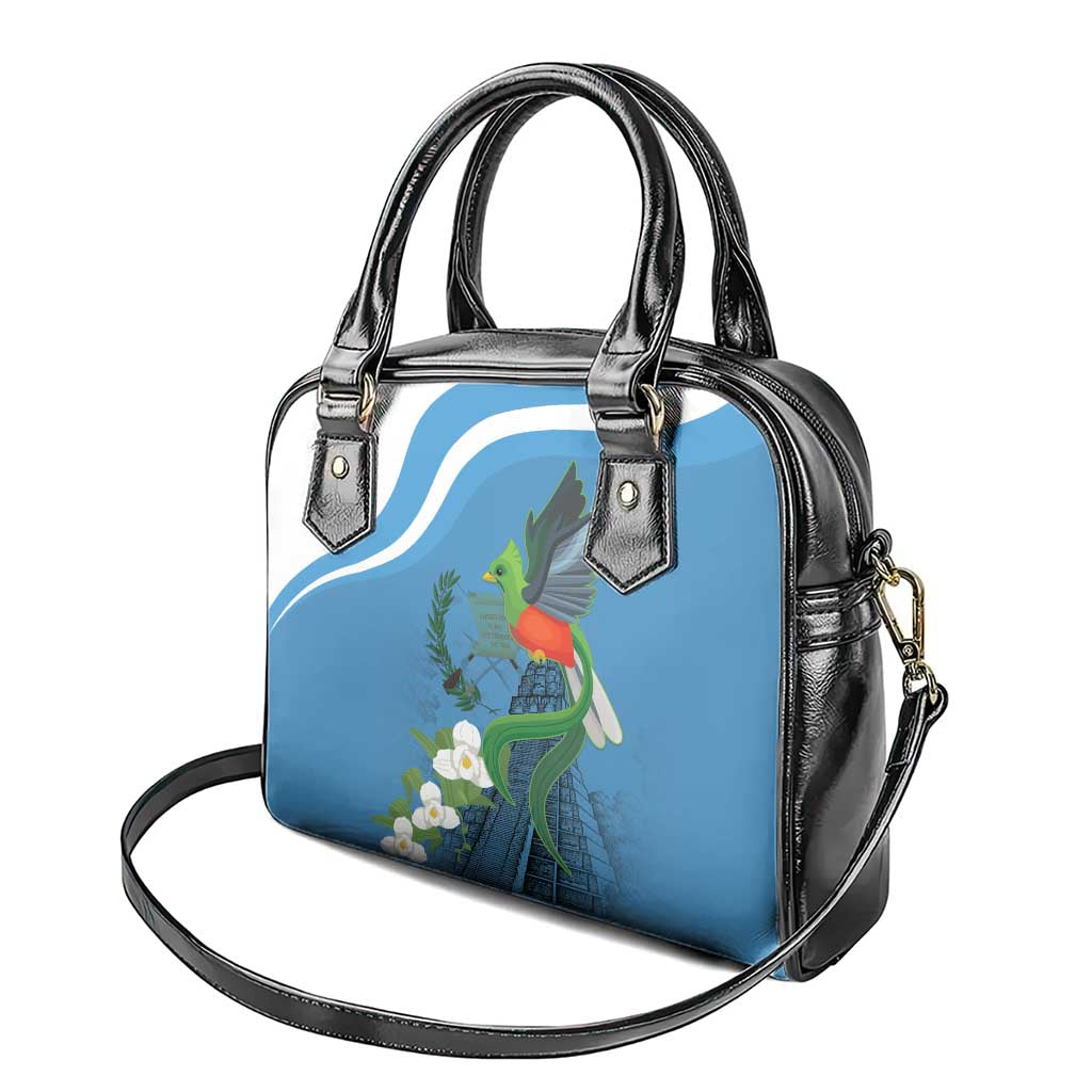 Guatemala Independence Day Shoulder Handbag Guatemalan Quetzal Libre Crezca Fecundo LT18