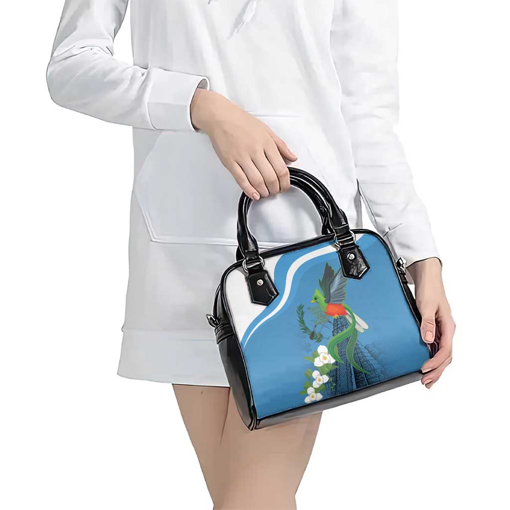 Guatemala Independence Day Shoulder Handbag Guatemalan Quetzal Libre Crezca Fecundo LT18