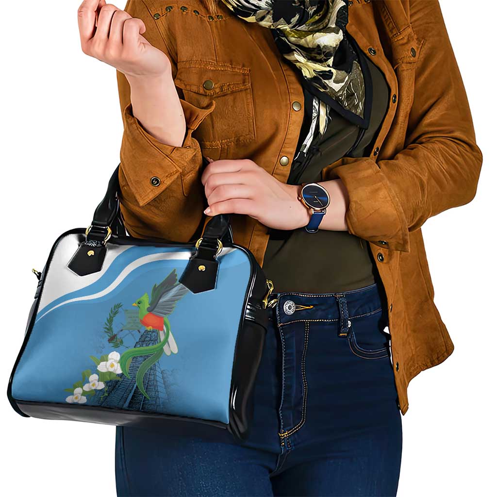 Guatemala Independence Day Shoulder Handbag Guatemalan Quetzal Libre Crezca Fecundo LT18