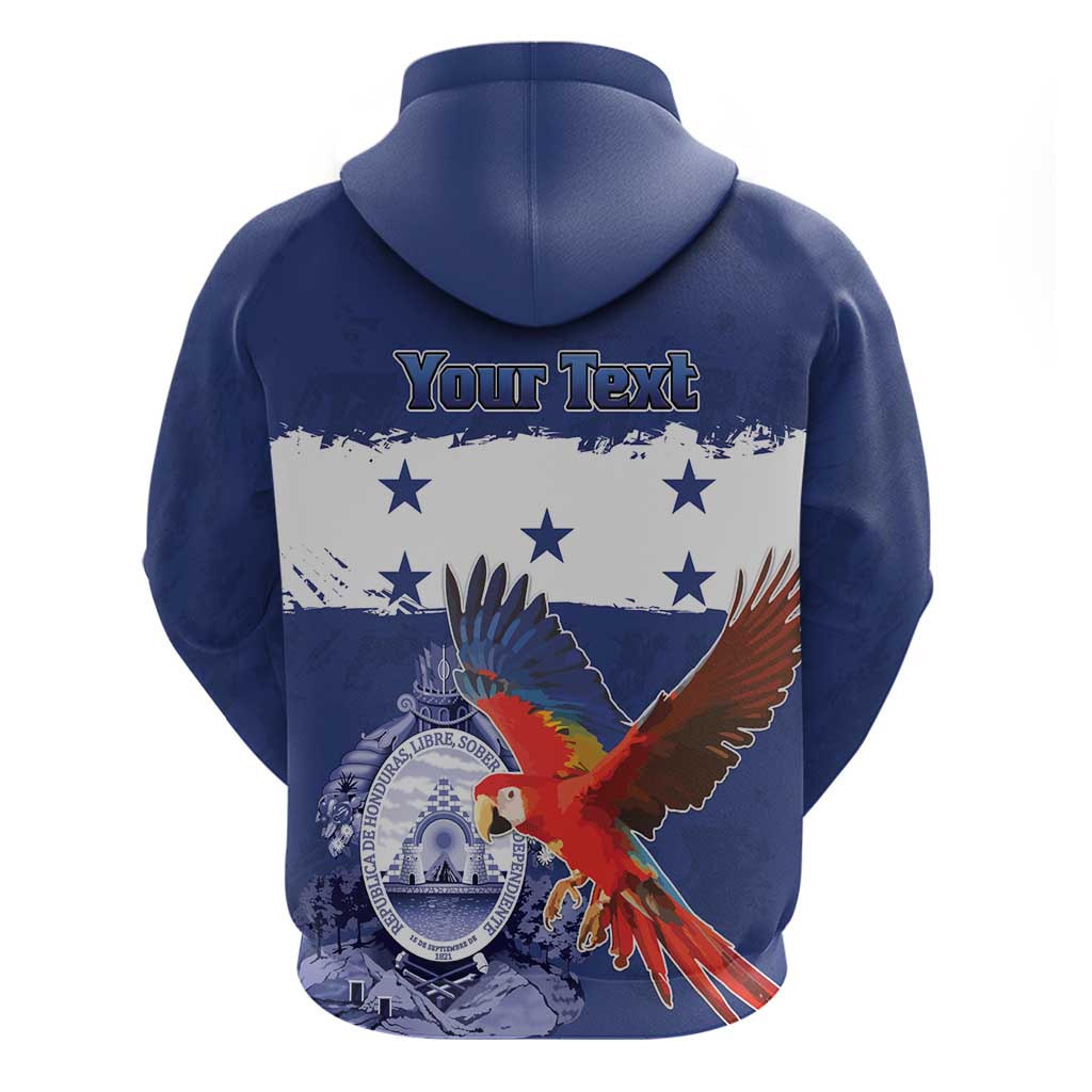 Honduras Independence Day Hoodie Scarlet Macaw Flag Style LT18
