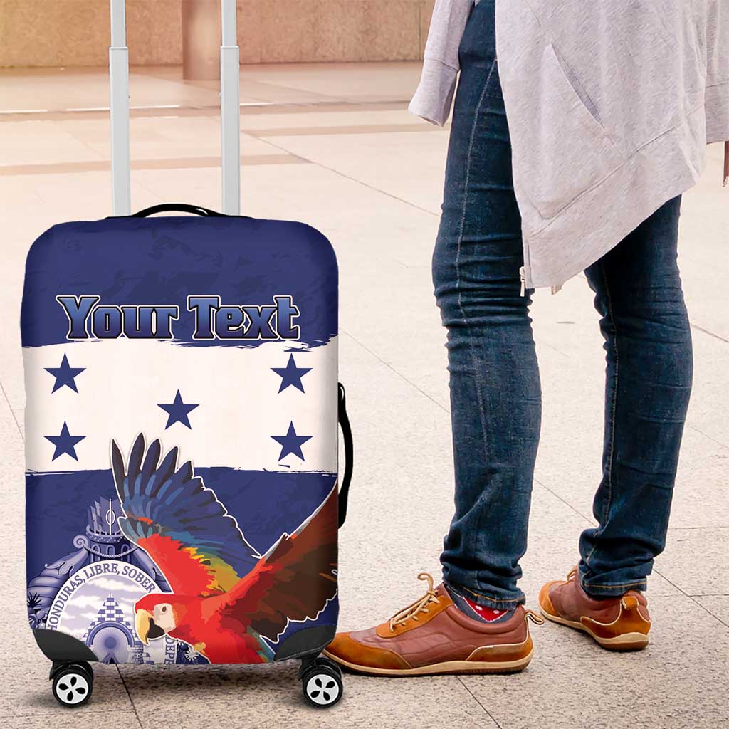 Honduras Independence Day Luggage Cover Scarlet Macaw Flag Style LT18