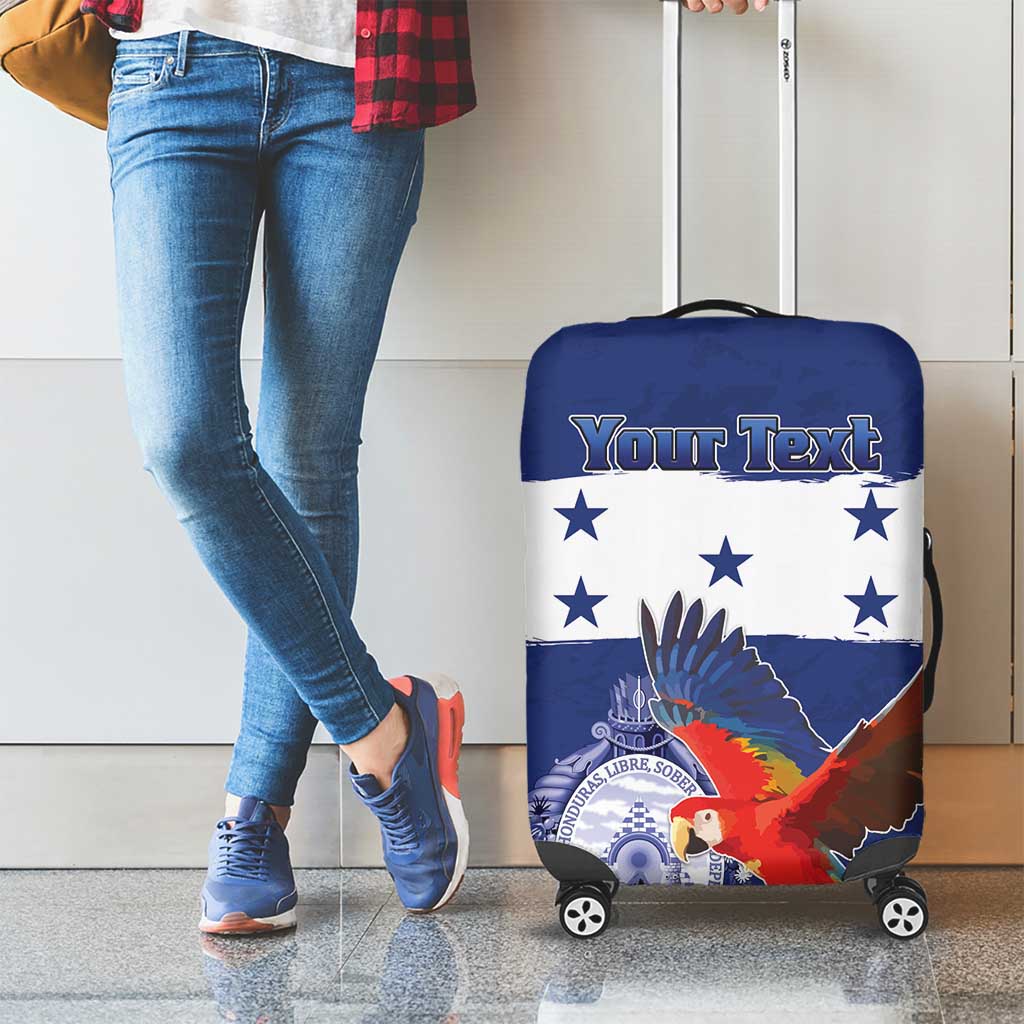 Honduras Independence Day Luggage Cover Scarlet Macaw Flag Style LT18