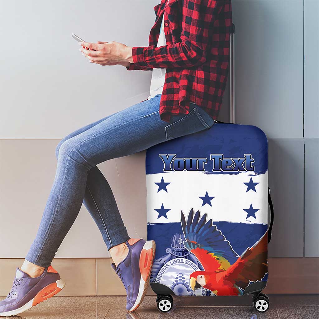 Honduras Independence Day Luggage Cover Scarlet Macaw Flag Style LT18